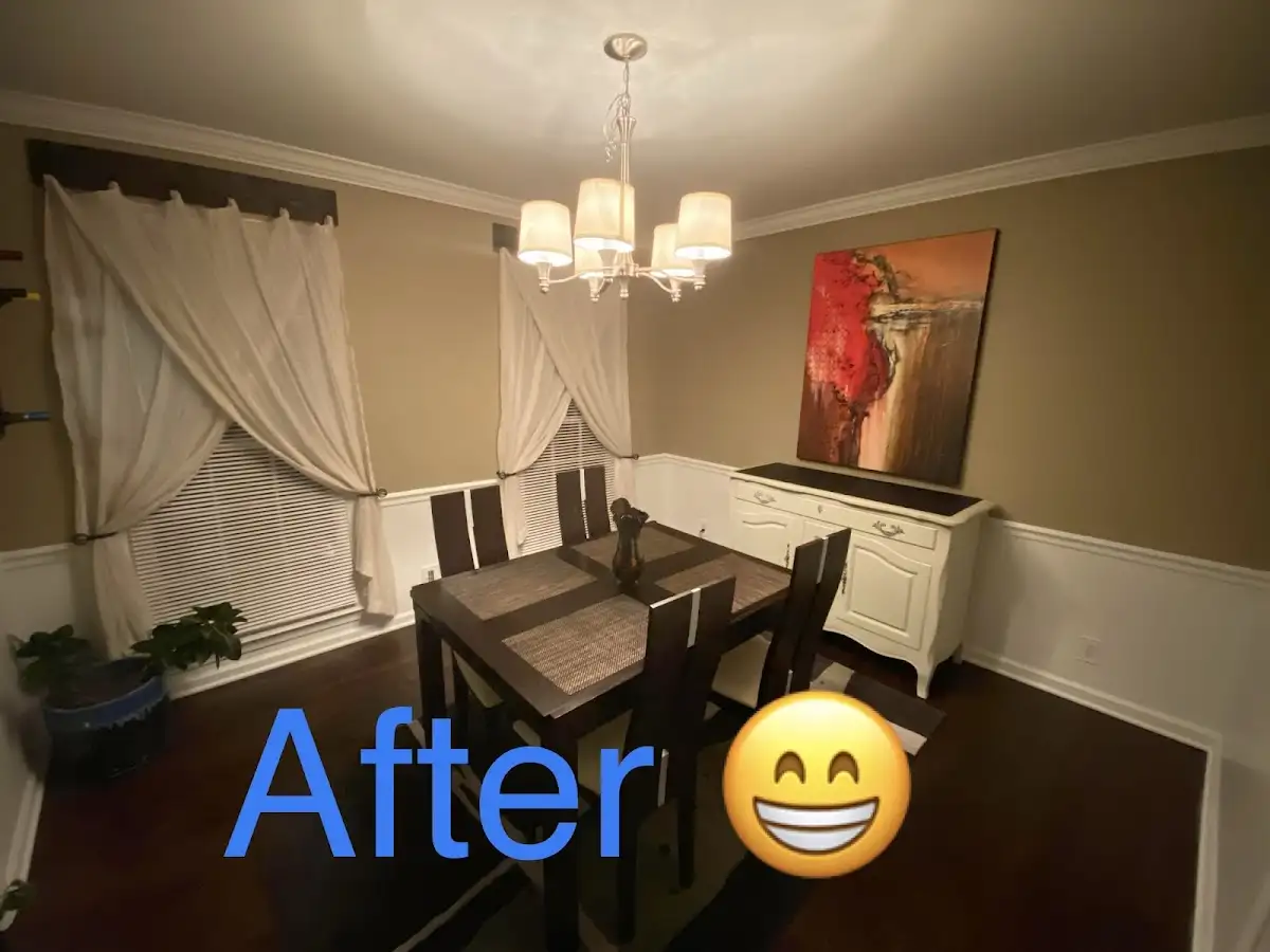 Professional dining room restoration after water damage in Lyons