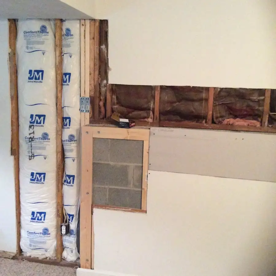 Wall insulation replacement during Structural Drying in Lyons